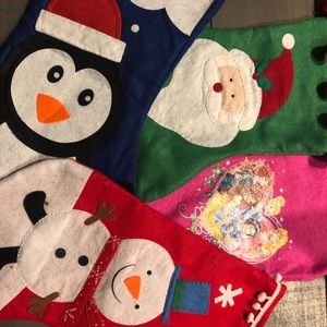 Four Christmas Stockings